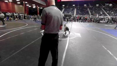 46 lbs Quarterfinal - Erik Polson, Thermopolis WC vs Oaken Lorance, Sanderson Wrestling Academy