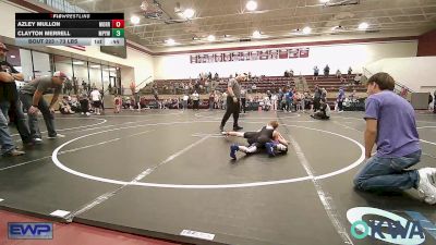 73 lbs Rr Rnd 4 - Azley Mullon, Morrison Takedown Club vs Clayton Merrell, Mannford Pirate Youth Wrestling