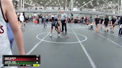 100 lbs Placement (4 Team) - Lukas Robertucci, Warhawks vs Julius Feliciano, Top Dawg Academy