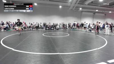 55 lbs Cons. Round 2 - Rene Cordero, Poway High School Wrestling vs Luis Flores, BullTrained Wrestling