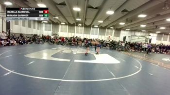 110 lbs Cons. Round 3 - Isabella Sandoval, Thornton vs Miranda Gardner, Glenrock