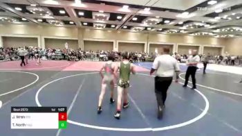 102 lbs Final - Jadyn Wren, Red Wave vs Tristan North, Ringers