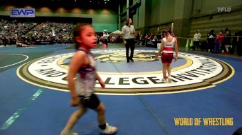 60 lbs Consi Of 4 - Shania Gomez, Top Notch Wrestling Club vs Bellinda Alvarado De Leon, Hillsboro Mat Club