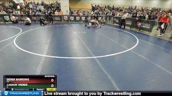 126 lbs Semifinal - Carson Weber, IL vs Derek Barrows, CO