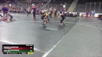 122 lbs Cons. Round 3 - Naudia Edmiston, Team Oregon vs Kaylan Hitchcock, Team Kansas