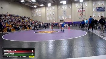 190 lbs Champ. Round 2 - Uriah Virzi, Paducah Tilghman vs Andrew Cook, Franklin Road Aca.