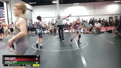 92 lbs Round 2 (4 Team) - Owen Lloyd, PA Alliance vs Fred Smith, Quaker Nation