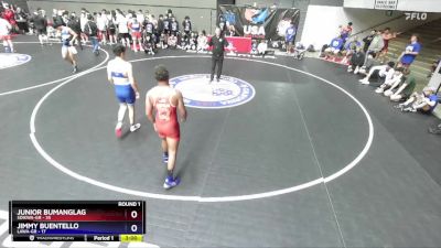 175 lbs Round 1 (16 Team) - Junior Bumanglag, SDIKWA-GR vs Jimmy Buentello, LAWA-GR