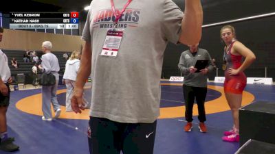 65kg TS 1st Place Match - Yuel Kebrom, Saskatoon Wrestling Club vs Nathan Nash, Unaffiliated (No Club Attachment)