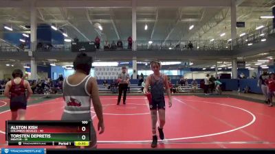 100 lbs Round 1 (8 Team) - Ezra Miller, Columbus Desales vs LJ Gallup, Mentor