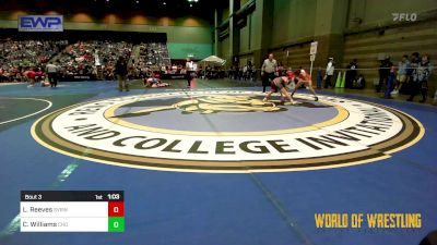 101 lbs Round Of 64 - Lucas Reeves, Steel Valley Renegades vs Cache Williams, Choctaw