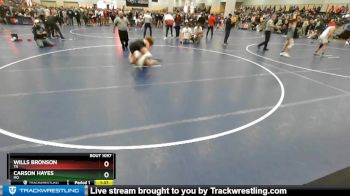 160 lbs Champ. Round 1 - Carson Hayes, MO vs Wills Bronson, TN