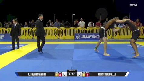 Christian J Cuello vs Jeffrey H Standish 2025 Pan IBJJF Jiu-Jitsu No-Gi Championship