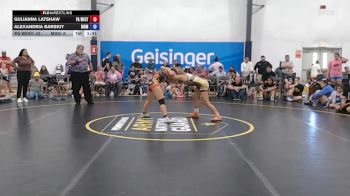 53 lbs Rr Rnd 4 - Gulianna Latshaw, PA West Black - W vs Alexandria Barskiy, Ohio Goons - W