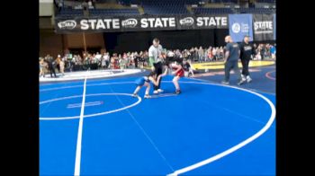 67 lbs Cons. Round 3 - Talia Stamm-McBride, Washington vs Adeliah Gaerlan, Thunder Mountain Wrestling Club