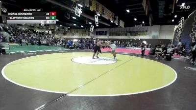 285 lbs Champ. Round 1 - Matthew Mijares, Bonita vs Ismael Avendano, Adelanto