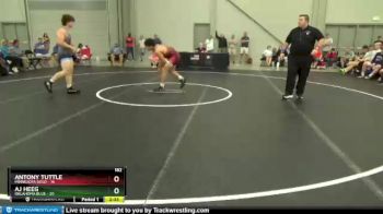 182 lbs Round 1 (8 Team) - Antony Tuttle, Minnesota Gold vs AJ Heeg, Oklahoma Blue