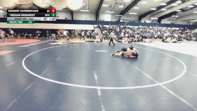 165 lbs Quarterfinal - Keegan Demarest, Messiah vs Taggart Kazmierczak, Wheaton