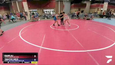 120 lbs Cons. Round 3 - Mahir Ali, Finesse Wrestling Club vs Trenton Niece, Heart And Pride Wrestling Club