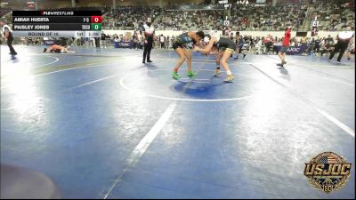 90 lbs Round Of 16 - Amiah Huerta, F-5 Grappling vs Paisley Jones, Tecumseh Youth Wrestling