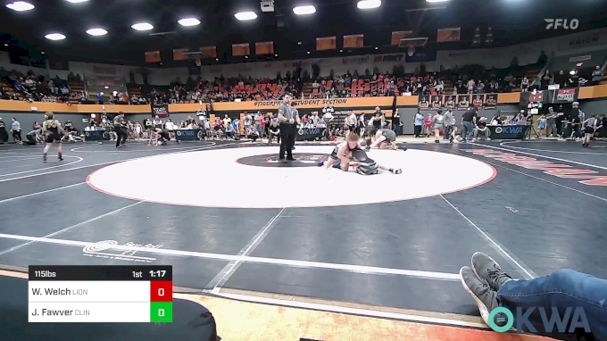 115 lbs Semifinal - Willow Welch, Lions Wrestling Academy vs Jacy ...