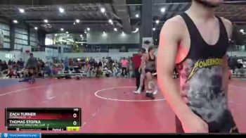 145 lbs Round 4 (6 Team) - Seth Stoddard, BEACH BOYZ WRESTLING CLUB vs Brendan Rasmussen, POWERHOUSE