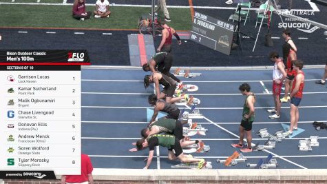 Men's 100m, Finals 8