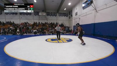 161 lbs Cons. Round 2 - Haureesh Vellamsetti, Dougherty Valley vs Ashton Chang, Roseville