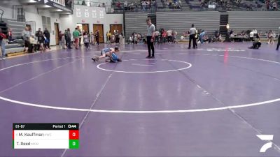 61-67 lbs Cons. Round 1 - Mack Kauffman, Highland Wrestling Club vs Ty Reed, Midwest Xtreme Wrestling