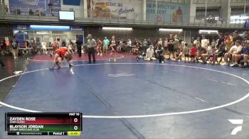 126 lbs Cons. Round 4 - Zayden Rose, John Glenn vs Blayson Jordan, Storm Wrestling Club