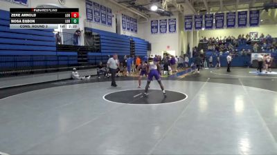 141 lbs Cons. Round 3 - Nosa Egbon, Loras vs Zeke Arnold, Loras