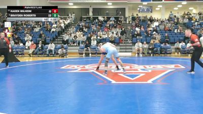 157 lbs Round Of 16 - Kaden Milheim, American vs Brayden Roberts, LIU