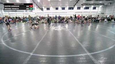 115 lbs Round Robin 1 - Easton Anderson, Hoosiers Mafia - EL vs Michael Yuhas III, Ground Zero Black