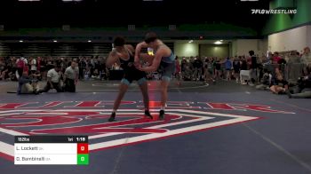 152 lbs Quarterfinal - LaDarion Lockett, OK vs Dominic Bambinelli, GA