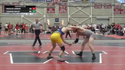 197 lbs Cons. Round 2 - Nicolas LeSieur, Worcester Polytechnic vs Charles Maloy, Western New England