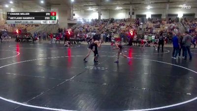 95 lbs Champ. Round 1 - Chaise Miller, Bradley Pride WC vs Neyland Hamrick, Seymour Youth Wrestling Club