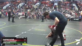 61 lbs Cons. Round 2 - Jazlyn Dameworth, Alcona Matcats vs Alaynah Cutler, Farwell Elite Youth Wrestling