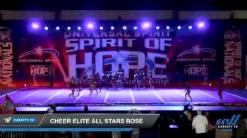 Cheer Elite All Stars Rose [2021 Junior Medium 3 D2 Day 1] 2021 Universal Spirit: Spirit of Hope National Championship