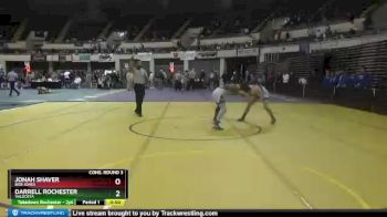 132 lbs Cons. Round 3 - Darrell Rochester, Valdosta vs Jonah Shaver, Bob Jones