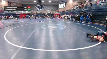 120 lbs Champ. Round 1 - Ryley Correll, Brentwood Academy vs Joshua Rhodes, Conroe Caney Creek