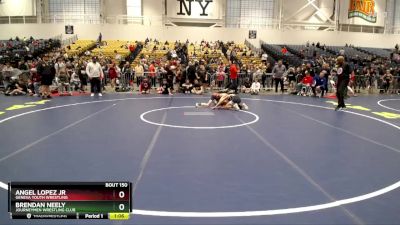 87 lbs Champ. Round 2 - Angel Lopez Jr, Geneva Youth Wrestling vs Brendan Neely, Journeymen Wrestling Club