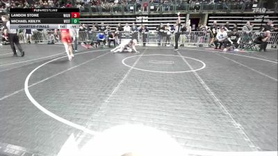 160 lbs Quarterfinal - Landon Stone, Washington Twp vs Michael Keilyk, West Deptford