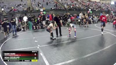 75 lbs Quarterfinals (8 Team) - Barik Hurd, South Dakota Thunder vs Noah Douglass, Kansas Copperheads