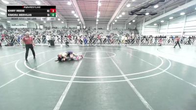 107 lbs Consi Of 32 #2 - Khiry Reese, NC vs Kimora Mervilus, VA