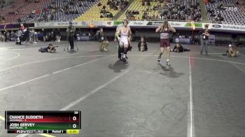 133 lbs Placement Matches (16 Team) - Josh Gervey, Wartburg vs Chance Suddeth, Augsburg