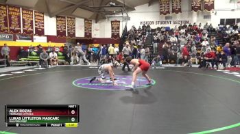 120 lbs Quarterfinal - Alex Rozas, Teurlings Catholic vs Lukas Littleton Mascaro, Malvern Prep