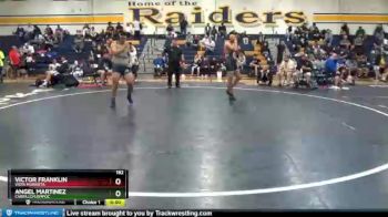 182 lbs Cons. Round 2 - Victor Franklin, Vista Murrieta vs Angel Martinez, Cabrillo/Lompoc