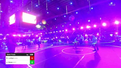 Semifinal - Redd Linton, Wiggins Wrestling vs Jordin Goss, Bartlesville WC