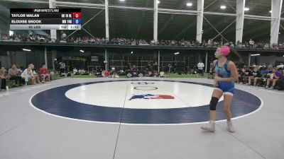 95 lbs Taylor Malan, Ohio Blue vs Elouise Snook, Minnesota
