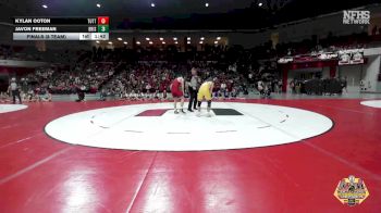 138 lbs Finals (8 Team) - Kylan Ooton, TUTTLE vs Javon Freeman, BRISTOW